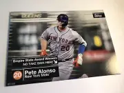 2020 Topps Peter Pete Alonso Highlights Jumbo 5x7 Mets 23 02/49