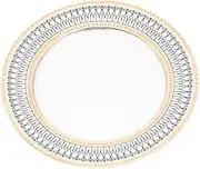 Multi Function Dessert Plate Exquisite Decorative Serving Plate for Parties Weddings and Home Displays and Easy to Clean Striped Design
