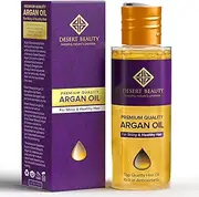 Desert Beauty Argan Oil, 4 oz, Hair Oil Treatment for Dry Damaged Hair, Leave-in Conditioner, Hydrating, Strengthens, Natural, Cruelty Free