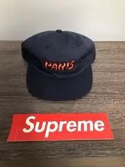 NWTS Supreme 2016 SUMMER/SPRING Paris 6-Panel Cap Navy Hat Stussy Palace bape
