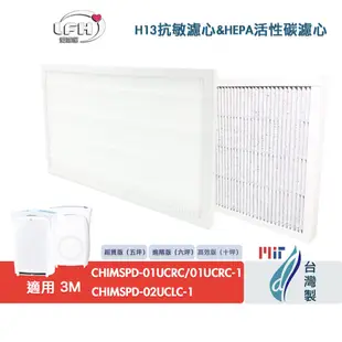 適用 3M 超濾淨型 進階版CHIMSPD-01/02UCF-CA 02uclc-1 01UCRC HEPA活性碳濾心