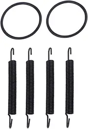 SWOOMEY Rubber Steel Exhaust Pipe Spring Gasket Kit 6pcs for 350 1987-2006 Tube Spring Washer Included