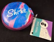 Tech Case - Earbuds Case - Hard Sides - Zipper - Cord Storage - Shine Marble*