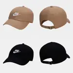 NIKE U NK CLUB CAP 男女款 黑 白 奶茶 可調 帽子 棒球帽 FB5368-011 113 247