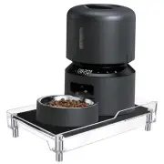 Raised Dog Feeder Stand Elevated Holder for Automatic Cat & Dog Feeders Pet W...