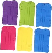 SHERCHPRY 6pcs Reusable Microfiber Duster Refills Removal Heads for Gentle Cleaning of Desks Furniture Electronics Washable Multi Use Fluffy Duster Pads