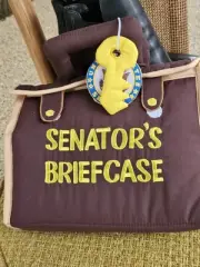 New Without tags Pockets of Learning Soft Book SENATOR'S BRIEFCASE learning Toy