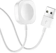 1.5m Witzon for Apple Watch Charger, Compatible with Apple Watch Charger Series 9 8 7 6 5 4 3 2 SE, Magnetic Charging Cable for iWatch Charger (White)