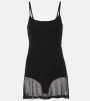 [Jacquemus] Jacquemus La Robe Maille Roupao minidress UK 14 black