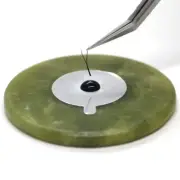 Round Jade Stone Eye Lashes Adhesive Glue Pallet Holder for Eyelash Extensions