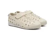 Onitsuka Tiger MEXICO 66 Kid's Cream Graphic Shoes Sneakers Japan New with Box