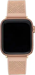 [Anne Klein] Silicone Fashion Band for Apple Watch Secure, Adjustable, Apple Watch Band Replacement, Fits Most Wrists