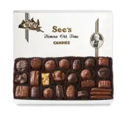 SEE’S Candy 1lb Boxes (Assorted, Milk & Dark chocolate) Contains 25 Pieces