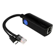 DC 5V 10/100/1000Mbps Transfer Rate Active PoE Splitter For Raspberry Pi 4 4B