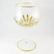 24kt Gold Incanto Large Venetian Wine/Gin Glass - Handmade in Italy,Murano Glass