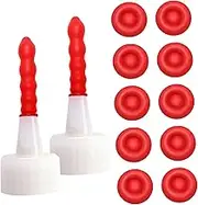 Caulk Cap 100 Pcs Caulking Nozzle Saver Protective Cover for Caulking Tube Reusable