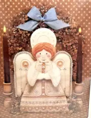 Vintage Daydreams Treetop Angel Embroidery Kit By Dick Martin 9"x12.5"