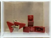 LEGO Parts - Dark Red Slope 45 2 x 1 with 2/3 Cutout - No 92946 - QTY 5