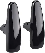 Side Mirror Indicator For Mitsubishi For Lancer For EVO X For Outlander For Sport For Mirage 2014 2piece Turn Signal Light Dynamic LED For Fender Side Marker Dynamic Sequential Blinker(Dynamic Smoked)