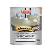 Bondall 500ml Clear Ultra Gloss Monocel Timber Varnish