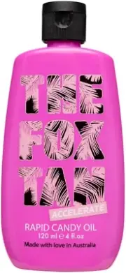 The Fox Tan Rapid Candy Oil, Accelerator Tanning Oil for Deeper & Darker Long-La