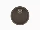Franke RBG110STO Rotondo 18" Round Bowl Drop-in/Top Mount Kitchen/Bar Sink Storm