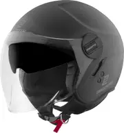 Bogotto H595-1 SPN Jet Helmet, black, Size M for Men