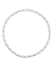 Georg Jensen Reflect Sterling Silver Medium Link Necklace, 19.29