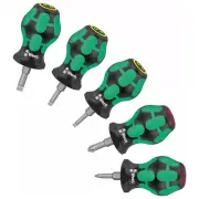 Wera 05008870001 Stubby Screwdriver Set 5 Piece Set