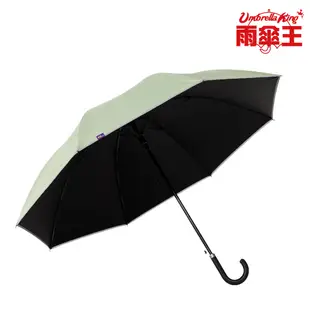 雨傘王 大紫 30吋-綠色 黑膠 長傘 防潑水 大傘面 雨傘 超值商品