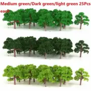 75X Three Colors Model Trees Scenery Diorama Artificial Tree Train Railway 4CM