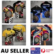 Darts Shirt Uniform Team Rainbow Aussie Kangaroo Mascot Holi - AU Stock