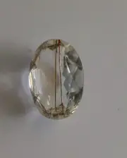 17.00ct High Quality Natural Faceted Rutile Quartz Crystal Gemstone
