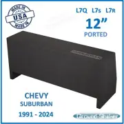 Chevy Suburban 1991-2024 12" Dual Ported Solo Baric Sub Box Subwoofer Enclosure