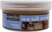 Cuccio Naturale Sea Salt Scrub - Nourishes And Exfoliates To Remove Dead Skin Cells - Leaves Skin Supple, Radiant And Youthful Looking - Provides Deep Hydration - Vanilla Bean And Sugar - 577 ML