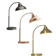 Manor Metal Table Lamp - Weathered Brass/Antique Copper/Antique Chrome