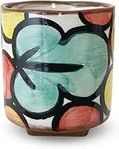 J-Kitchens Square Highground Tea Cup, Red, Stained Color, Hasamiyaki, Kobo Sho, Made in Japan