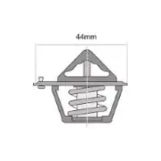 TRIDON Std Thermostat For Suzuki Swift SF 10/89-04/95 1.6L G16B (for: Suzuki)