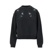 [PINKO] PINKO Crewneck sweatshirt x Patrick McDowell Woman S S Black