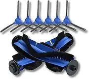 Replacement Brushes Compatible for Eufy Robvac 11S/ Max 12 15C/ Max 25C 30 30C /Max 39C G10 G20 G30 G32 G35 G40 Edge Verge Hybrid Coredy R550 650 3500 Goovi 1600PA 2000PA ONSON iMartine C800,D900
