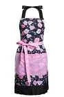Cooking For Women Kitchen Lovely Flower Pattern Retro Aprons Large Pockets Girls