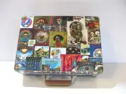 The Grateful Dead RECORD PLAYER Turntable Decoupage Vintage Vinyl w/Bluetooth