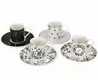 Gold Bee Bone China Espresso Cup Set Luxury Demitasse Coffee Cups Set 120ml