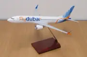 FlyDubai Boeing 737-Max 8 Desk Top Display 1/100 Jet Model Plane AV Airplane