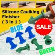 3 in 1 Silicone Caulking Finisher Tool Set Nozzle Spatulas Filler SpreaderSink W