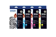 Epson 212XL Ink Cartridge High Yield Black/Cyan/Magenta/Yellow Set