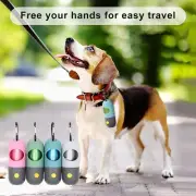 Pet Poop Bag Dispenser With LED Flashlight Waste Disposable Clean Poo Holder AU