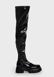 [Buffalo] Lion Over Thigh High Boots