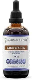 Grape Seed Tincture Alcohol-Free Liquid Extract, Organic Grape (Vitis Vinifera) Dried Seed (4 FL OZ)