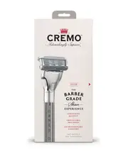 Cremo Barber Grade Razor With Blade Refills 2 Pack